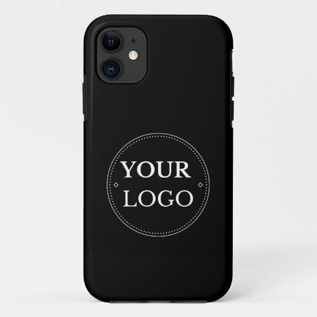 Business Logo Promotional Modern Minimalist  Case-Mate iPhone Case (Back)