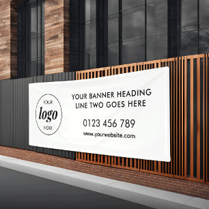Business Logo Promotional Trade Show Shop Outdoor Banner