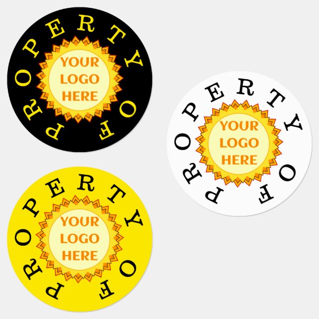 Business Logo Property Identification Labels (Group)