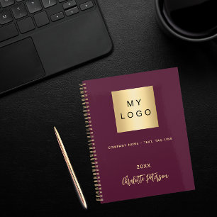 Business logo purple monogram 2025 planner