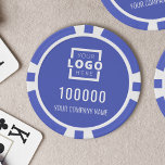Business Logo Purple Poker Chips<br><div class="desc">Create your own custom purple poker chips with your company logo and name.</div>