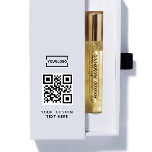 Business logo QR code and custom text  Rubber Stamp