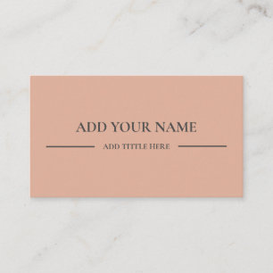 Business Logo QR Code Pink Modern Professional Card