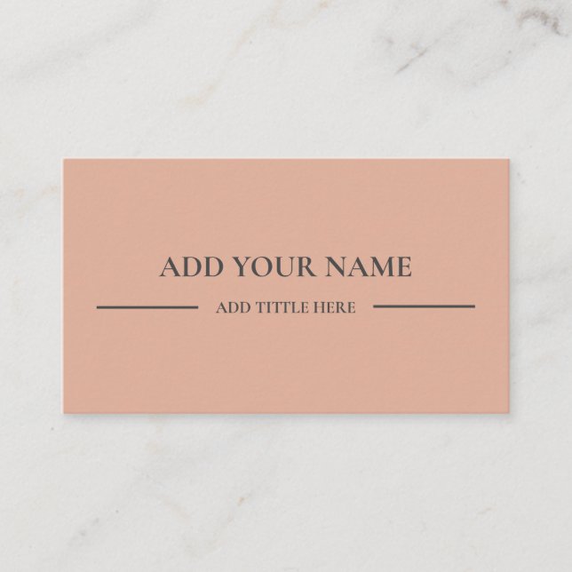 Business Logo QR Code | Pink Modern Professional Card (Front)