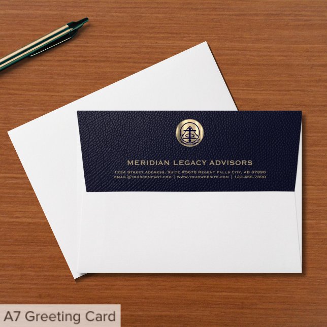 Business Logo Return Address on Back Envelope (Creator Uploaded)