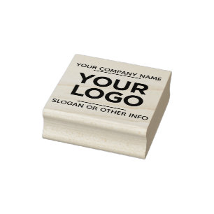 Business Logo Rubber Stamp