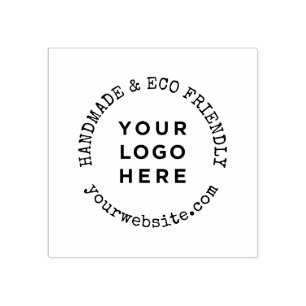 Business Logo Rustic Handmade Website Custom Rubber Stamp