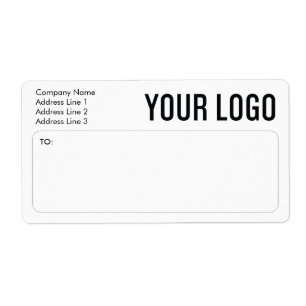 Business Logo Shipping Labels Return Address