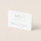 Business Logo Silver Foil Thank You Cards
