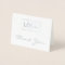 Business Logo Silver Foil Thank You Cards