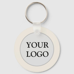 Business Logo simple clean minimalist design Key Ring
