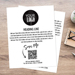 Business Logo Simple Minimalist Flyer