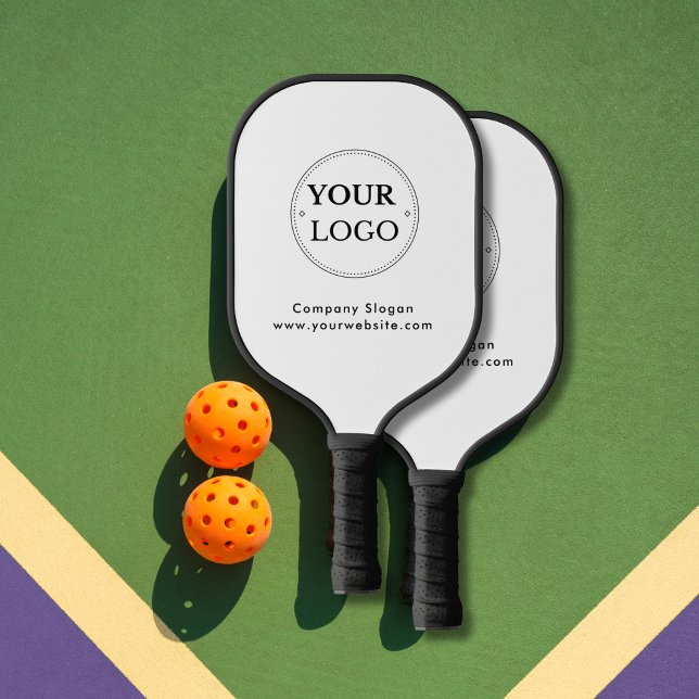 Business Logo Simple Modern Minimalistic Pickleball Paddle (Creator Uploaded)
