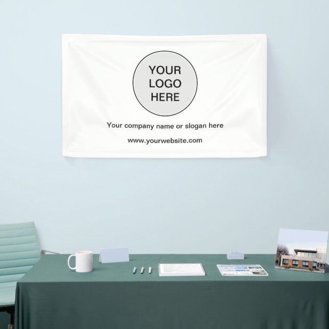 Business Logo Simple Modern Promotional Banner (Tradeshow)