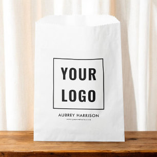 Business Logo Simple Professional Favour Bags