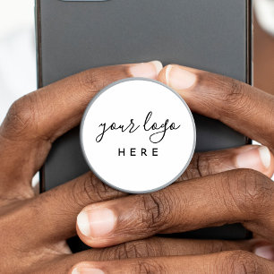 Business Logo Sticker Custom Branding Pop Sockets