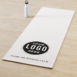 Business Logo Template Workout Yoga Mat<br><div class="desc">Create your fitness business or club workout mat with your own logo and business name. Simply upload your logo or image.</div>