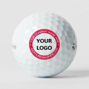 Business Logo Text Promotional Golf Balls Template