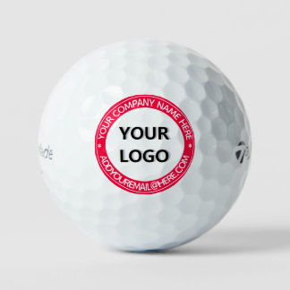 Business Logo Text Promotional Golf Balls Template
