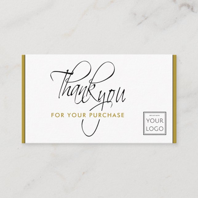 Business Logo Thank You Coupon Code Company Name (Front)