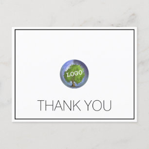 Business Logo Thank You Postcard
