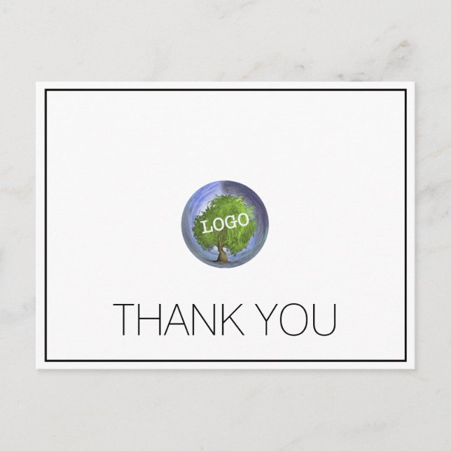Business Logo Thank You Postcard (Front)
