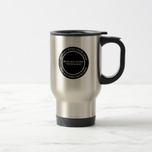 Business Logo Travel Mugs