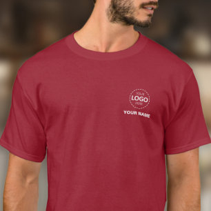 Business Logo Upload Template - Create Your Own T-Shirt