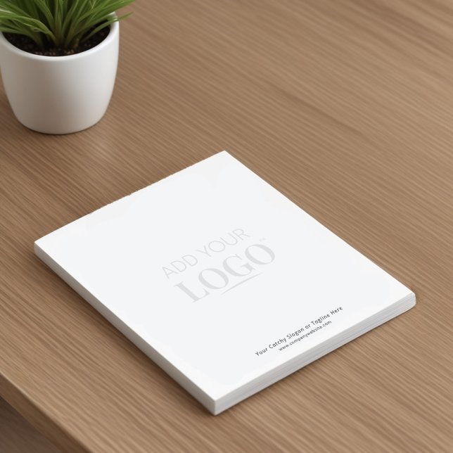 Business Logo Watermark Custom Professional Office Notepad (Creator Uploaded)