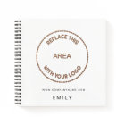 Business Logo Website Name White