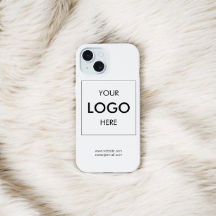 Business Logo White iPhone Case