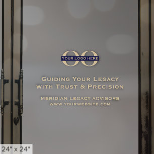 Business Logo Window Cling