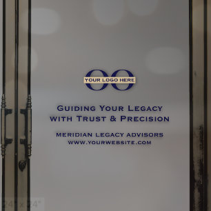 Business Logo Window Cling