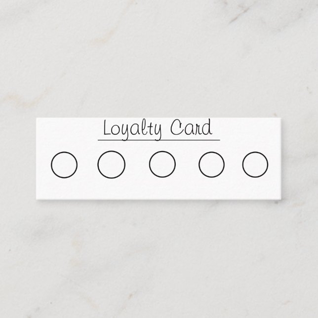 Business Loyalty Card (Front)