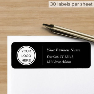 Business Mailing Professional Logo Black & White 