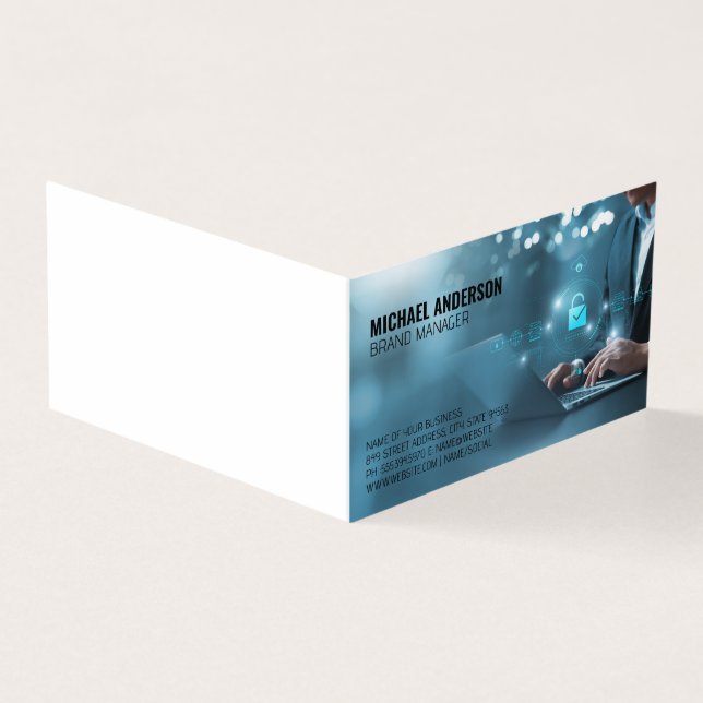 Business Man on Computer | Data (Outside)