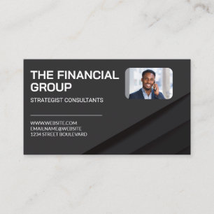 Business Man on Phone   Corporate Business Card