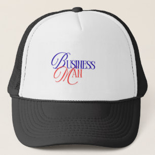 BUSINESS MAN Printed Perfect for Professionals Trucker Hat