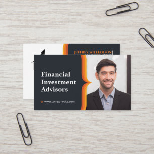 Business Man Smiling   Company   QR Code  Business Card