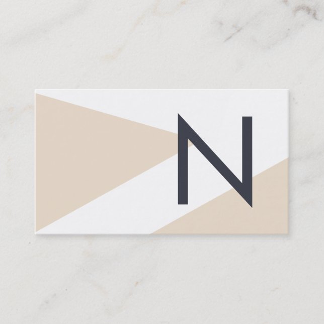 Business Management Consultant Business Card (Front)