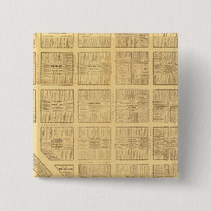 Business Map of San Francisco 15 Cm Square Badge