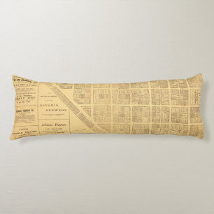 Business Map of San Francisco Body Cushion