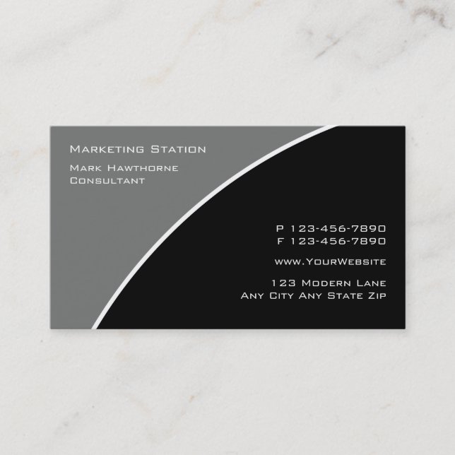 Business Marketing Business Cards (Front)