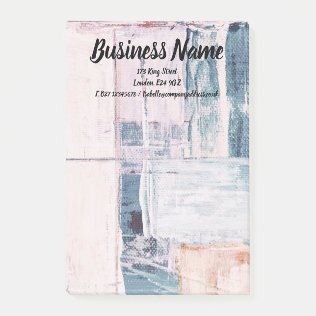 Business Marketing custom personalised Post-it Notes (Front)