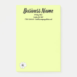 Business Marketing items personalised Green Post-it Notes