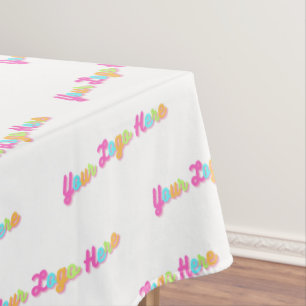 Business Meeting Company Logo Tablecloth