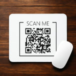 Business Minimalist QR Code Scan Me  Mouse Mat<br><div class="desc">Upgrade your workspace with a modern, interactive twist. This gel mouse pad features a clean “Scan Me” QR code design that’s perfect for entrepreneurs, small businesses, and creators who want to keep their digital presence close at hand. Whether you're linking to your website, portfolio, booking calendar, or social page, this...</div>