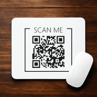 Business Minimalist QR Code Scan Me 