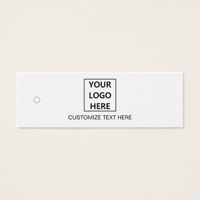 Business Modern Custom Logo Label (Front)