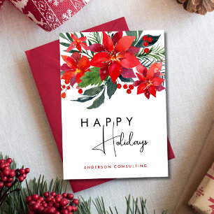 Business Modern Simple Holiday Card